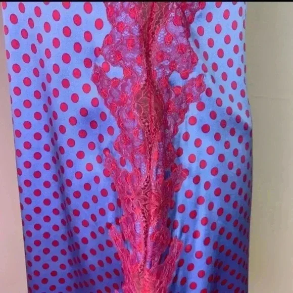 Agent Provocateur Women's Lace Trim Lucie Silk Polka D AP4/UK12/US8 - Picture 5 of 5